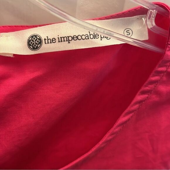 Fushia Flutter Sleeve Blouse Top - Picture 2 of 6